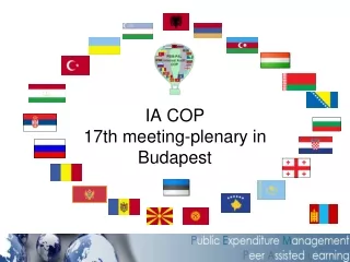 IA COP 1 7 th meeting-plenary in  Budapest
