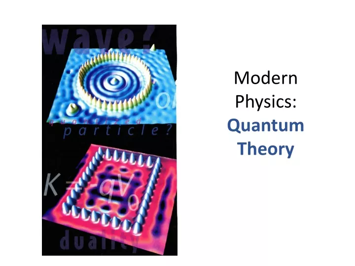 modern physics quantum theory