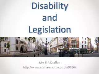 Disability  and  Legislation