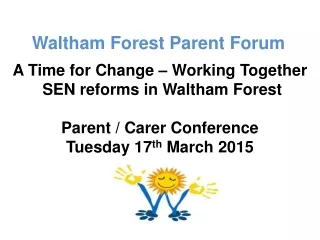 Waltham Forest Parent Forum