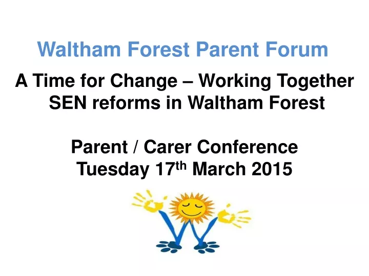 waltham forest parent forum