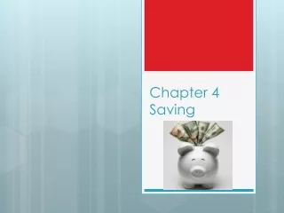 Chapter 4 Saving