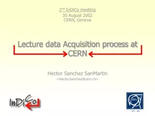 lecture data acquisition process at cern