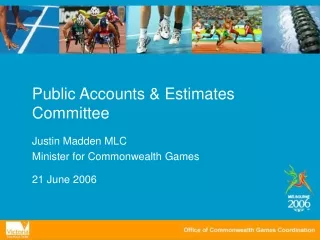 Public Accounts &amp; Estimates Committee