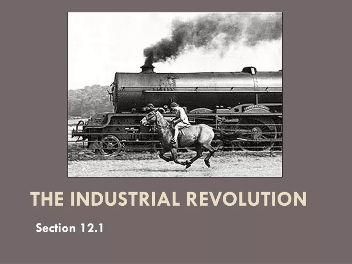 the industrial revolution