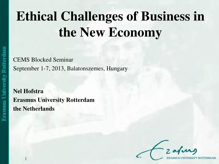 ethical challenges of business in the new economy