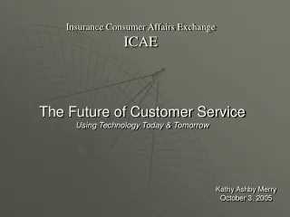 Insurance Consumer Affairs Exchange ICAE