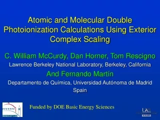 Atomic and Molecular Double Photoionization Calculations Using Exterior Complex Scaling
