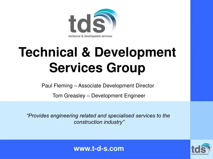 technical development services group