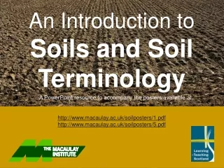 An Introduction to Soils and Soil Terminology