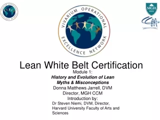 Lean White Belt Certification