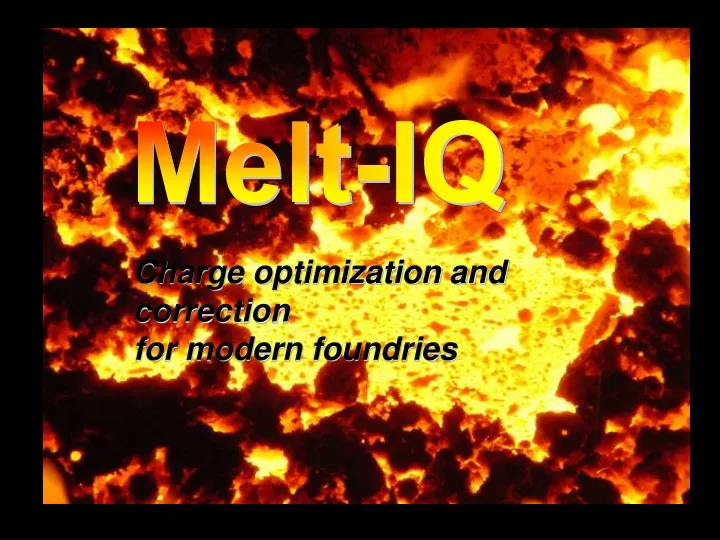 charge optimization and correction for modern foundries