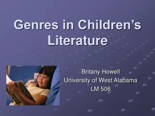 Genres in Children’s Literature
