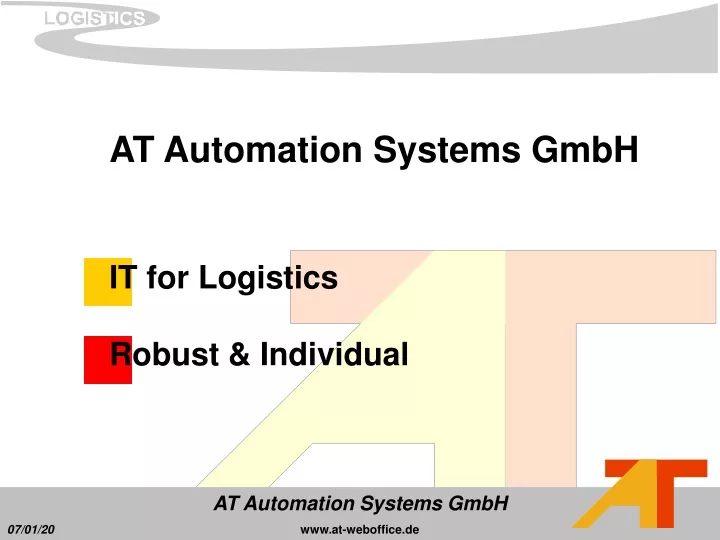 it for logistics robust individual