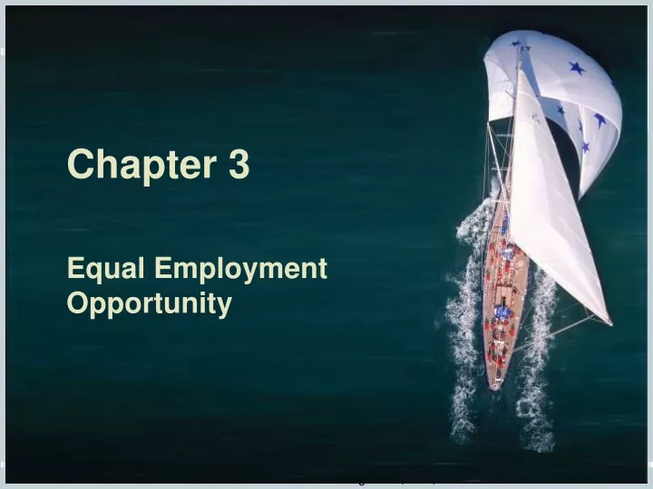 chapter 3 equal employment opportunity