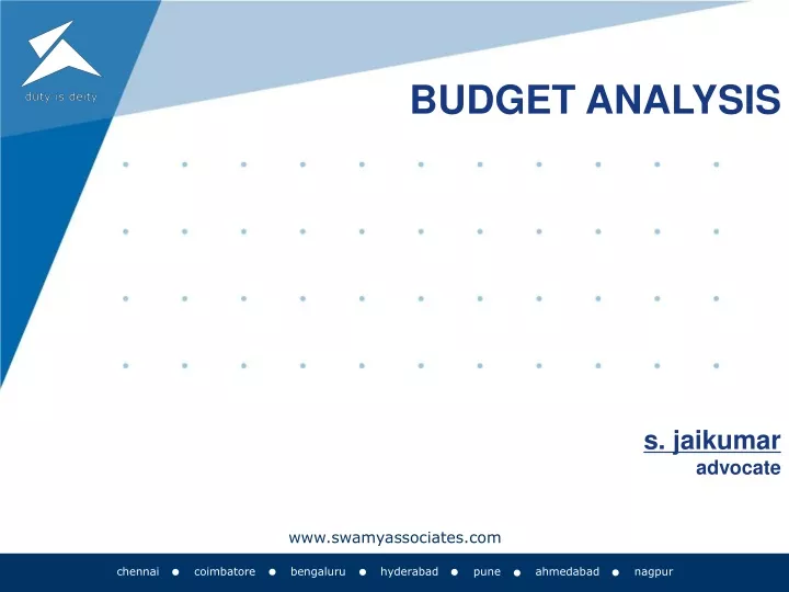 c budget analysis