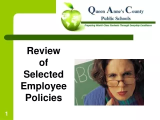 Review  of  Selected  Employee Policies