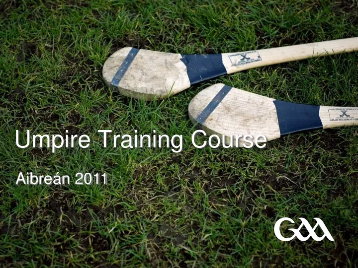umpire training course
