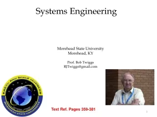 Morehead State University Morehead, KY Prof. Bob Twiggs RJTwiggs@gmail