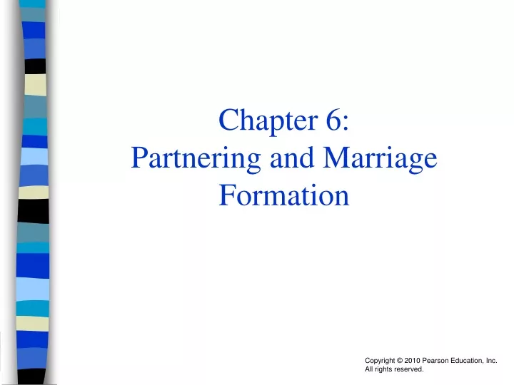 chapter 6 partnering and marriage formation