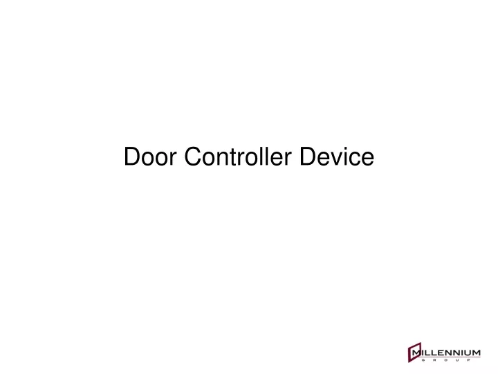door controller device