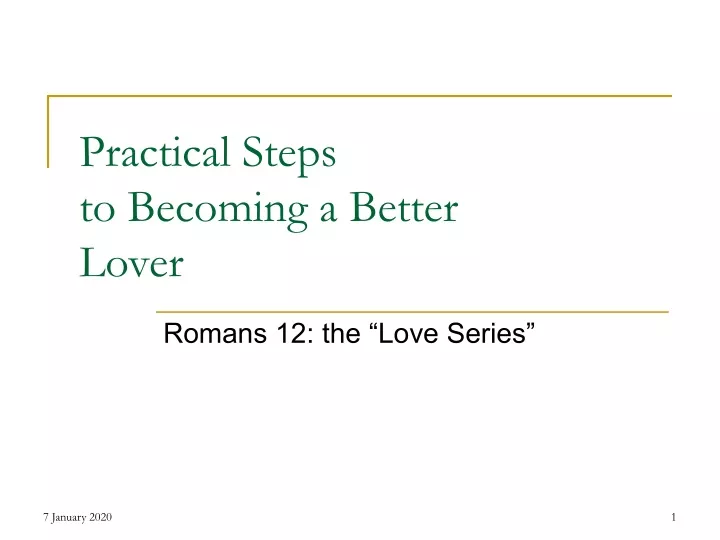 practical steps to becoming a better lover