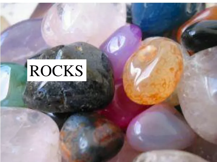 rocks minerals