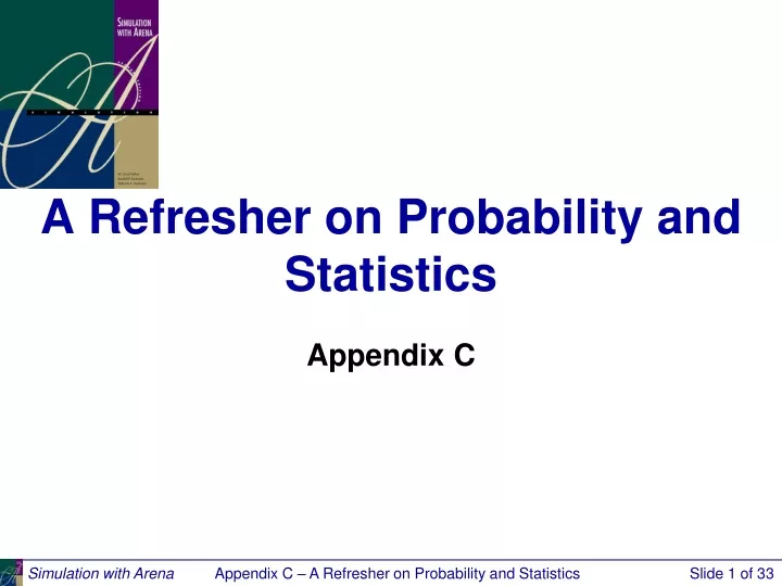a refresher on probability and statistics