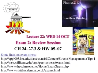 Lecture 22: WED 14 OCT