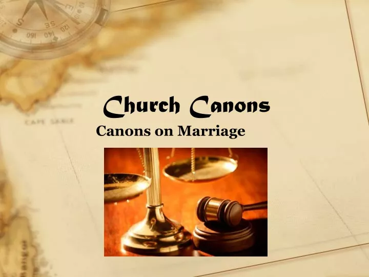 church canons