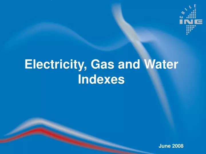 electricity gas and water indexes