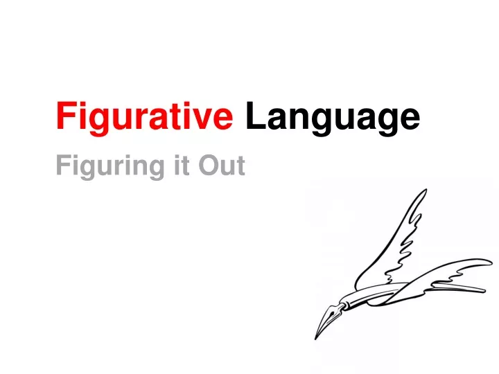 figurative language