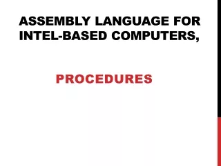 Assembly Language for Intel-Based Computers,
