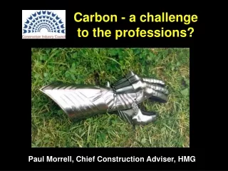 Carbon - a challenge  to the professions?