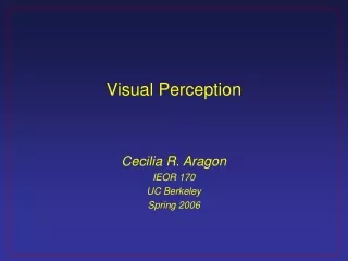 Visual Perception