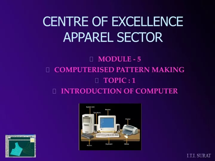 centre of excellence apparel sector
