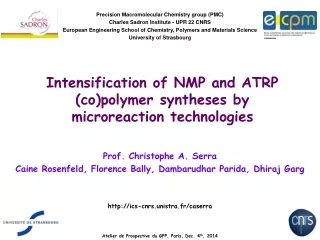 Intensification of NMP and ATRP (co)polymer syntheses by microreaction technologies
