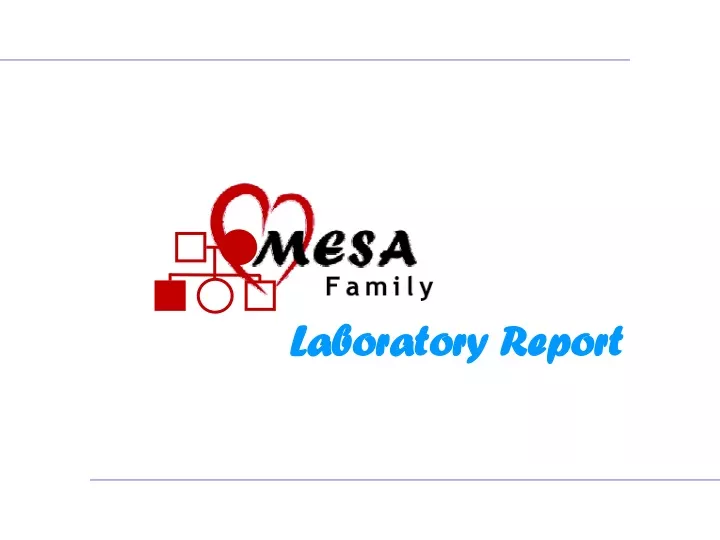 laboratory report