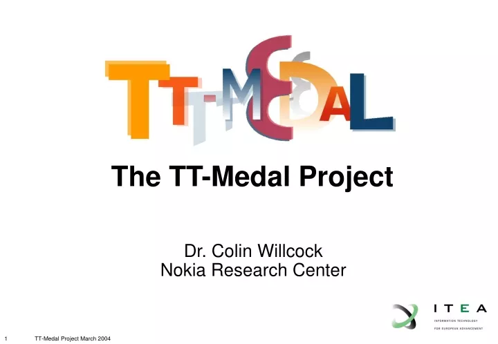 the tt medal project