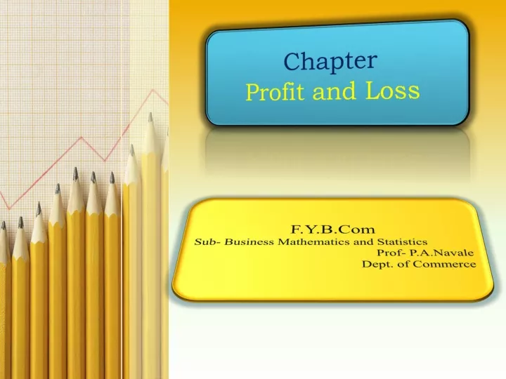 chapter profit and loss