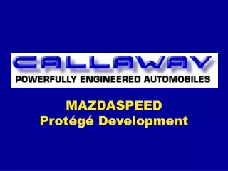 MAZDASPEED Protégé Development
