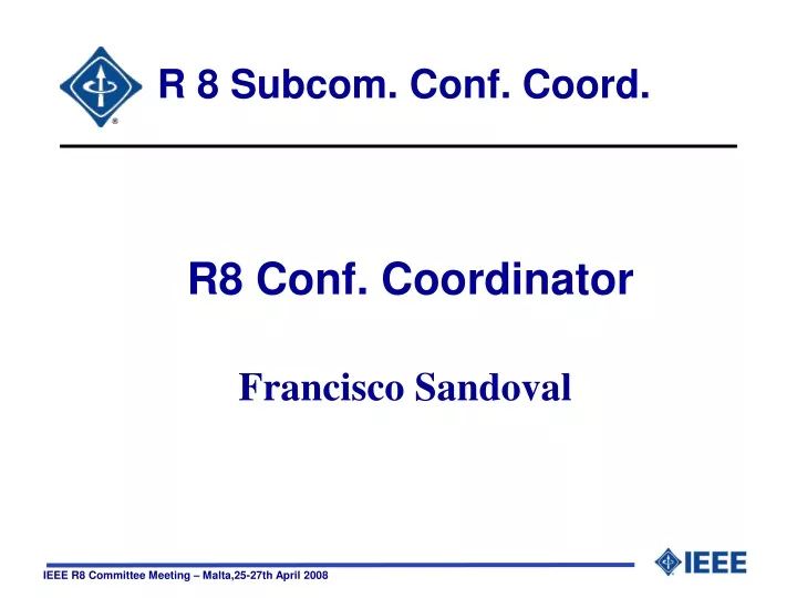 r 8 subcom conf coord