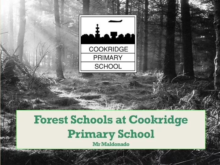 forest schools at cookridge primary school mr maldonado