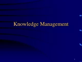 Knowledge Management