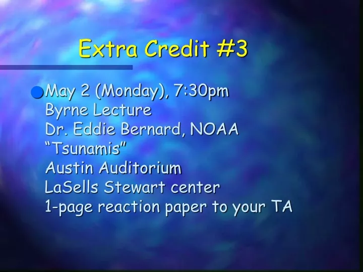 extra credit 3