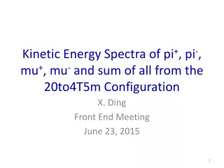 X. Ding Front End Meeting June 23, 2015