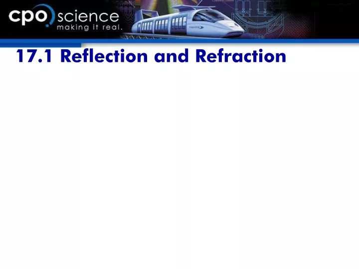 17 1 reflection and refraction