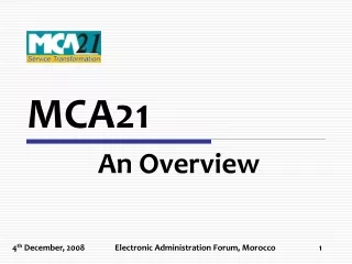 MCA21