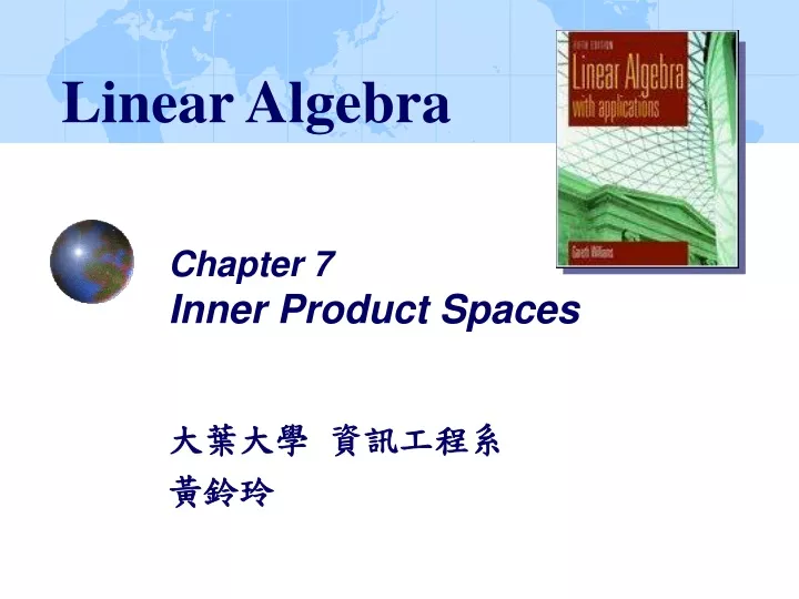 chapter 7 inner product spaces