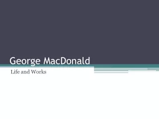 George MacDonald